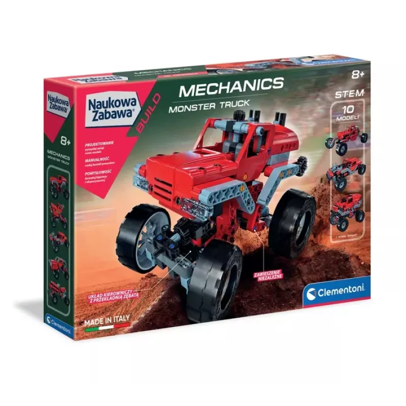 Zinātniskā mehānikas laboratorija Monster Truck Clementoni 50062
