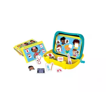 Magnetic Educational Doctor's Case Learn Through Play Polish Language Clementoni 50393