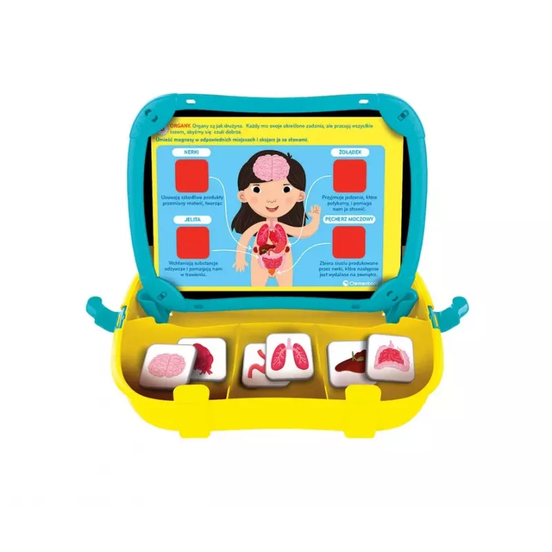 Magnetic Educational Doctor's Case Learn Through Play Polish Language Clementoni 50393