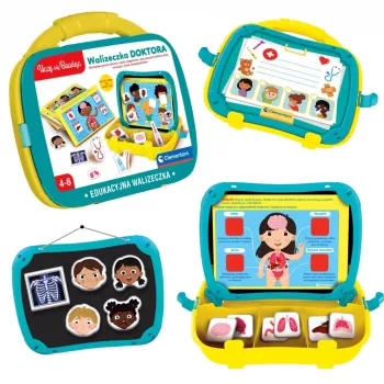 Magnetic Educational Doctor's Case Learn Through Play Polish Language Clementoni 50393
