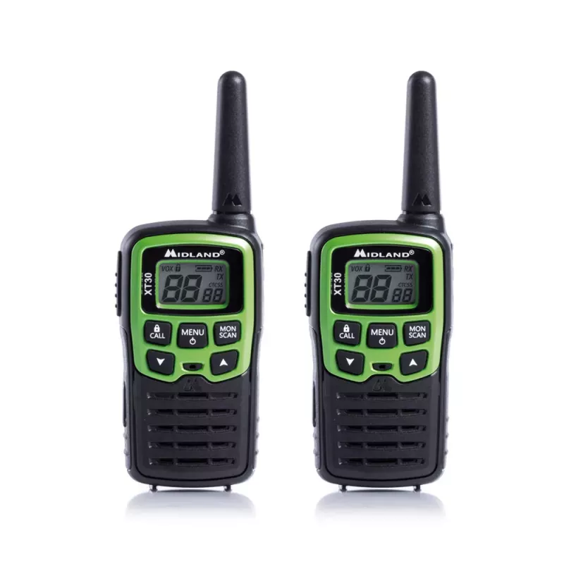 Midland XT30 2x PMR446 divvirzienu radio komplekts zaļš