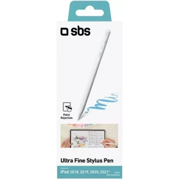 SBS TESTYLUSCAPW Active Stylus Pen for iPad - White