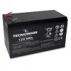 TECNOWARE 12V 9Ah Slēgtais Svina-Skābes Akumulators ar Faston 6.3mm Spailēm