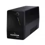 TECNOWARE UPS ERA PLUS 600 SCHUKO Line-Interactive 600VA/360W, 12V 7Ah akumulators, 2 Schuko ligzdas, USB, Melns