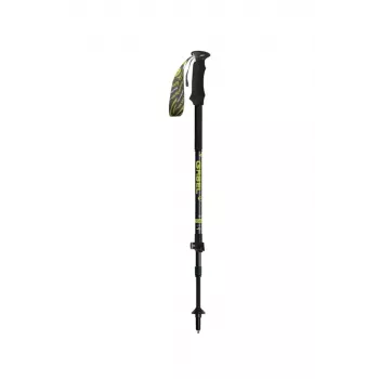 Escape Poles Carbon XT Tour ai GABEL - 3-Sekciju oglekļa nūja, 66-142 cm, 218g, Melna/Sarkana/Dzeltena