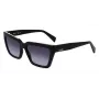 LIU JO Sieviešu kaķacs formas saulesbrilles LJ793SR-001 - Melns rāmis, pelēkas lēcas 57mm