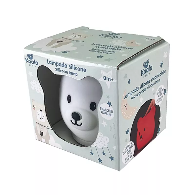 Koala Games G2535 Lācīša uzlādējama silikona lampa