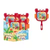 Koala Games G2663 Krabja formas zvejas tīkls - sarkans/oranžs, izturīga plastmasa un poliestera siets, CE sertificēts, ūdens rotaļām, pludmalei, baseinam, vannai, vecumam no 3+