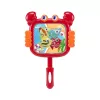 Koala Games G2663 Krabja formas zvejas tīkls - sarkans/oranžs, izturīga plastmasa un poliestera siets, CE sertificēts, ūdens rotaļām, pludmalei, baseinam, vannai, vecumam no 3+