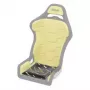 SABELT SIM RACING Sim Foam Pro Kit Sēdekļa Spilvens, Formas Noturīgs, Ergonomisks, 40x50 cm - Melns