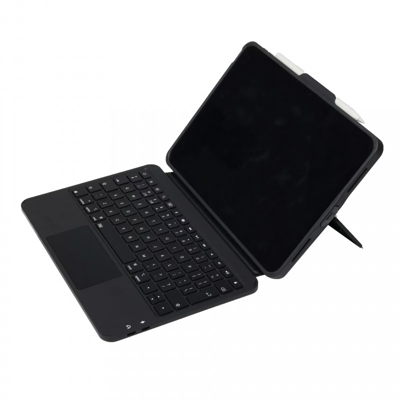DEQSTER Prime Keyboard Case for iPad 10th Gen (2022) UK QWERTY Black