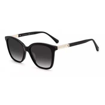 Kate Spade Reena/S 807 sieviešu saulesbrilles - melns rāmis, pelēkas lēcas - 53/18/140 mm