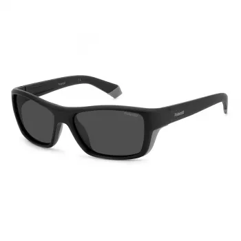 Polaroid Sport Man PLD7046S08A Rectangular Sport Sunglasses 57/17/135 mm Grey