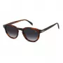DAVID BECKHAM DB-1007-S-0CJ Vīriešu kvadrātveida acetāta saulesbrilles Havana/Pelēks 49/24/145 mm