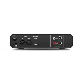 MOTU M2 USB-C Audio Interfeiss 2x2 24-bit/192 kHz ar MIDI I/O