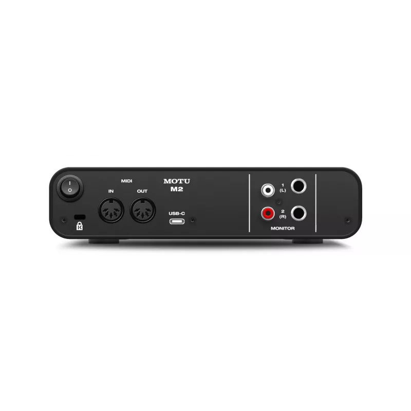 MOTU M2 USB-C Audio Interfeiss 2x2 24-bit/192 kHz ar MIDI I/O