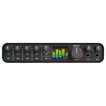 MOTU M6 Audio interfeiss - 6x4 USB-C ar 4 priekšpastiprinātājiem, 192 kHz