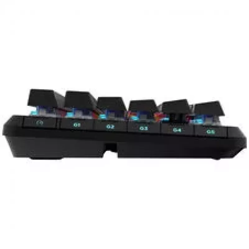 Corsair Vanguard 96 bezvadu spēļu tastatūra, mehāniskā, RGB, LCD displejs, DE izkārtojums - Melna