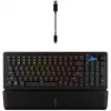 Corsair Vanguard 96 bezvadu spēļu tastatūra, mehāniskā, RGB, LCD displejs, DE izkārtojums - Melna