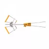 TELEVES Yagi V BIII VHF antena, 5 elementi, 174-230 MHz, 7,5 dBi, F-tipa savienotājs, āra, melna