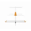 TELEVES Yagi V BIII VHF antena, 5 elementi, 174-230 MHz, 7,5 dBi, F-tipa savienotājs, āra, melna
