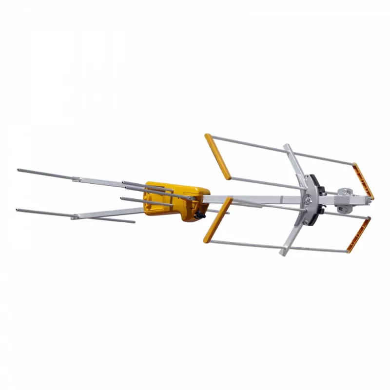 TELEVES Yagi V BIII VHF antena, 5 elementi, 174-230 MHz, 7,5 dBi, F-tipa savienotājs, āra, melna