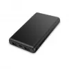 Contact Powerbank 10000mAh 10W ar kabeli USB-A USB-C Melns