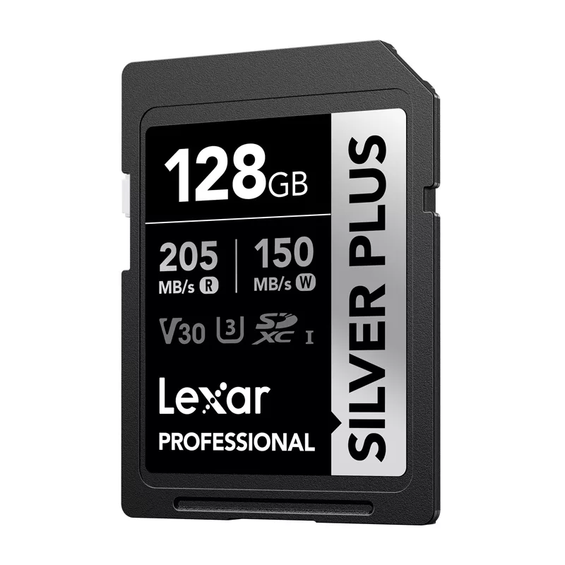 Lexar Professional SILVER PLUS SDXC 128GB atmiņas karte UHS-I U3 V30