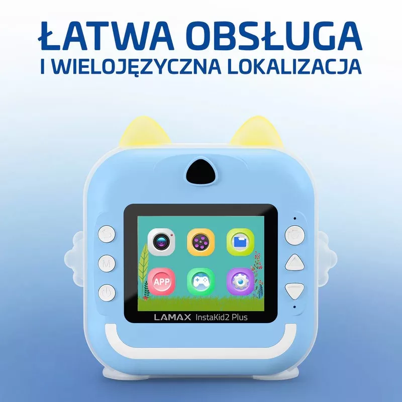 LAMAX InstaKid2 Plus Kids Camera, Blue