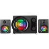 Rampage RMS-G8 25W portatīvais Bluetooth skaļrunis ar RGB apgaismojumu, TWS, FM radio, melns