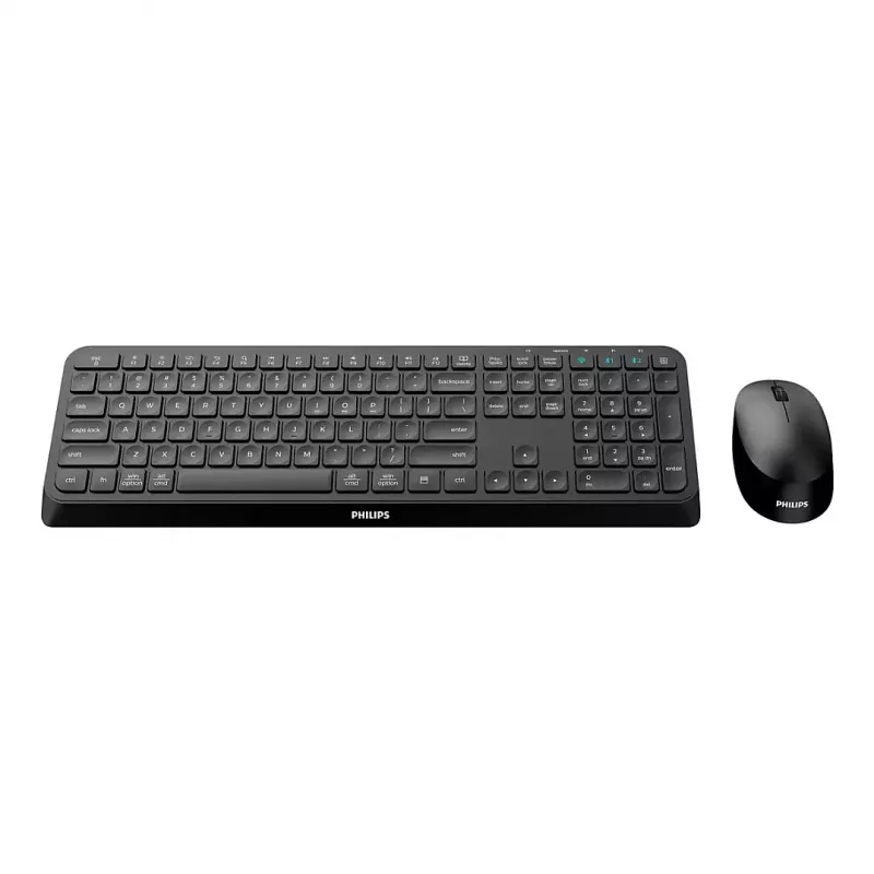 Philips 4000 Series RF Wireless + Bluetooth AZERTY Peles un tastatūras komplekts