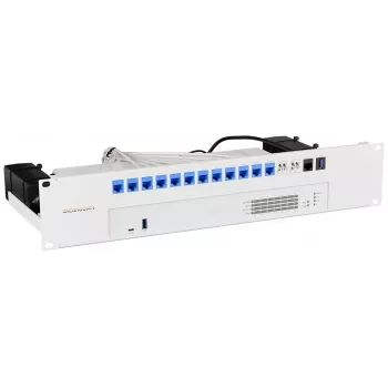 Rackmount.IT RM-SR-T16 Rack Mount Kit for SonicWall TZ300, TZ400, TZ500, TZ600, SOHO, NSA 2600, NSA 3600, NSA 4600, NSA 5600, NSA 6600 - 1U 19-Inch Steel Mounting Bracket with Patch Cables