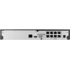 Hanwha Vision tīkla video ierakstītājs 8 IP kanāliem H.265 60Mbps bez HDD HDMI PoE slēdzis