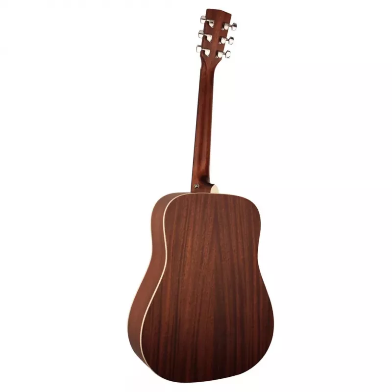 Cort Earth 70 BR Akustiskā ģitāra - Dreadnought, Cieta Sitka Egle Augšpuse, Sarkanā koka Mugura un Sāni, Dabīgs Satīns