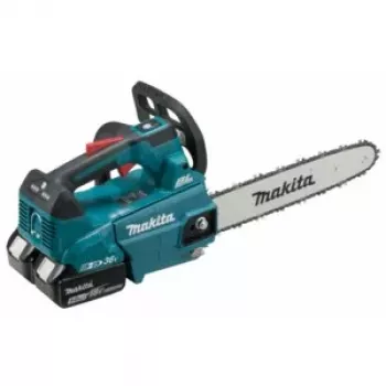 MAKITA DUC306PT2B Bezvadu motorzāģis 36V (2x18V) 30cm ripa 2x5.0Ah Akumulatori un Divkāršais lādētājs