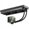 Sudokoo Energlo 360 AiO šķidrais CPU dzesētājs, LCD displejs, ARGB - 360mm, melns