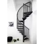 STAIRS RONDO Spirālveida kāpnes Antracīts 12 pakāpieni 269-300 cm