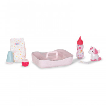 ZAPF CREATION BABY born Schlafenszeit komplekts – 3 daļu lelles pidžama, cepure un knupis 43 cm lellēm