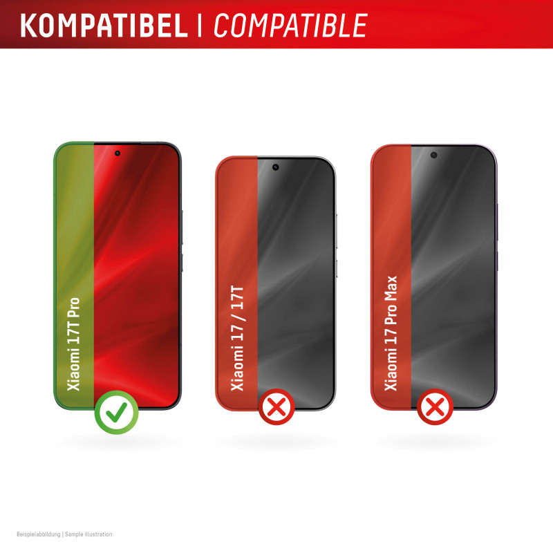 E.V.I. DISPLEX Smart Glass ekrāna aizsargs Xiaomi 13T Pro / 13T – 9H rūdīts stikls, ultra-caurspīdīgs, Easy-On rāmis