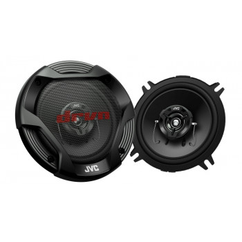 JVC CS-DR522 13 cm 2-virzienu koaksiālie skaļruņi automašīnai - 260W maksimālā jauda, vizlas konusa zemfrekvenču skaļrunis, līdzsvarota kupola tweeter (pāris)