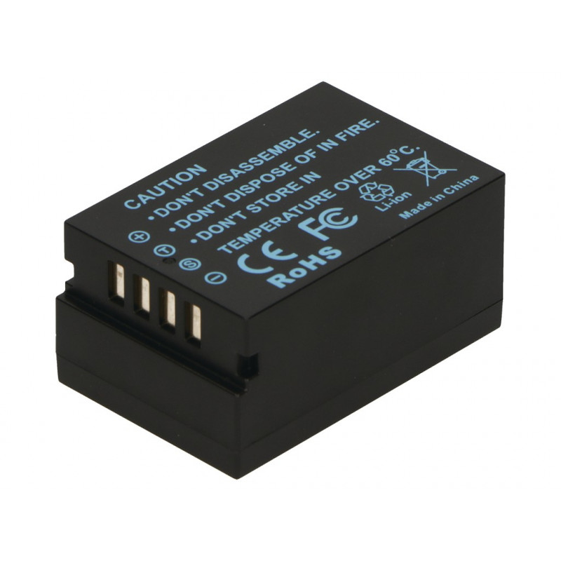 2-POWER DBI1012A 10.8V 1300mAh Li-ion aizstājējbaterija Panasonic Lumix DMC-FZ7/FZ8/FZ18/FZ28/FZ30/FZ35/FZ38 un Leica V-LUX 1