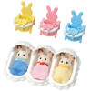 Sylvanian Families Triplets Starter Set - Bērnu kopšanas aksesuāru rotaļu komplekts