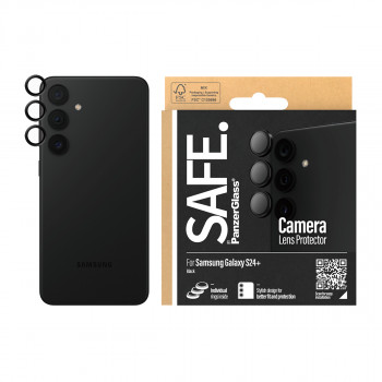SAFE by PanzerGlass Hoops kameras objektīva aizsargs Samsung Galaxy S24+ (SM-S926B) - Melns