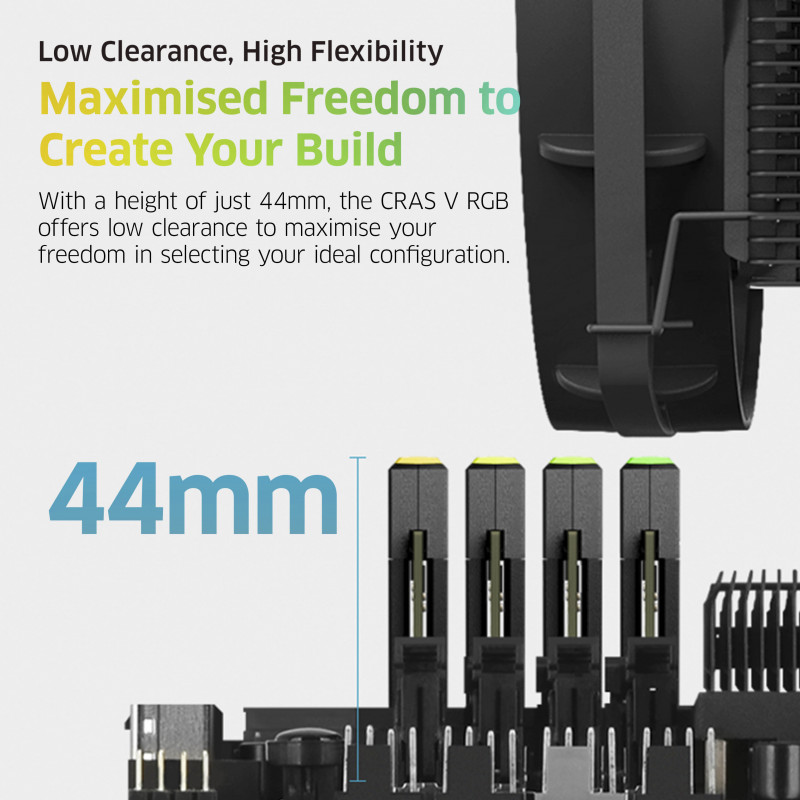 KLEVV CRAS V RGB 32GB (2x16GB) DDR5 6000MHz CL30 atmiņas komplekts