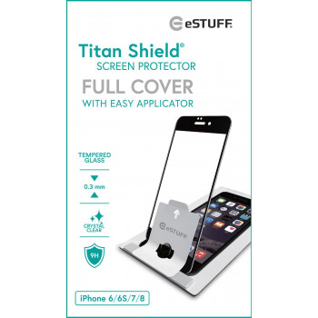 Apple iPhone 8/7/6S rūdīta stikla ekrāna aizsargs 9H 0.33mm Caurspīdīgs