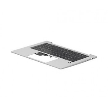 HP Pavilion 15-CS UK sudraba apgaismota tastatūra Palmrest augšējā vāka komplekts (N45442-031)