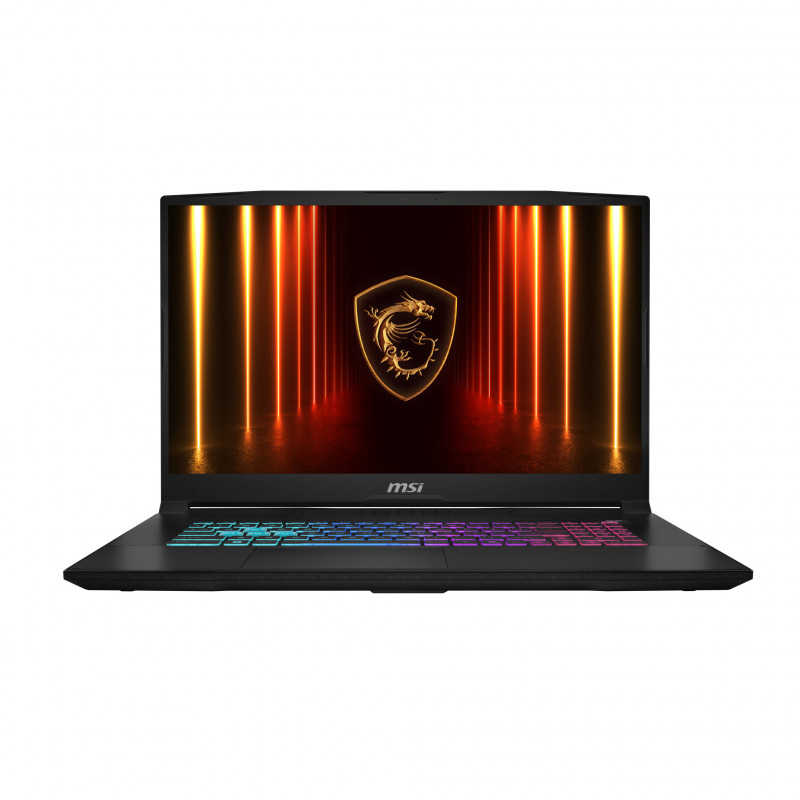MSI Katana 17 HX B14WFK-006FR spēļu klēpjdators, 17,3 collu Quad HD IPS 240Hz, Intel Core i7-14650HX, 32GB DDR5, 1TB SSD, GeForce RTX 5060 8GB, Windows 11 Pro, franču AZERTY tastatūra