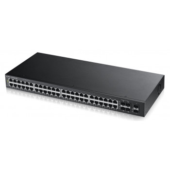 ZyXEL GS1920-48 48 portu Gigabit viedais pārvaldāmais slēdzis ar 4 SFP augšupsaitēm un PoE+ (375W)