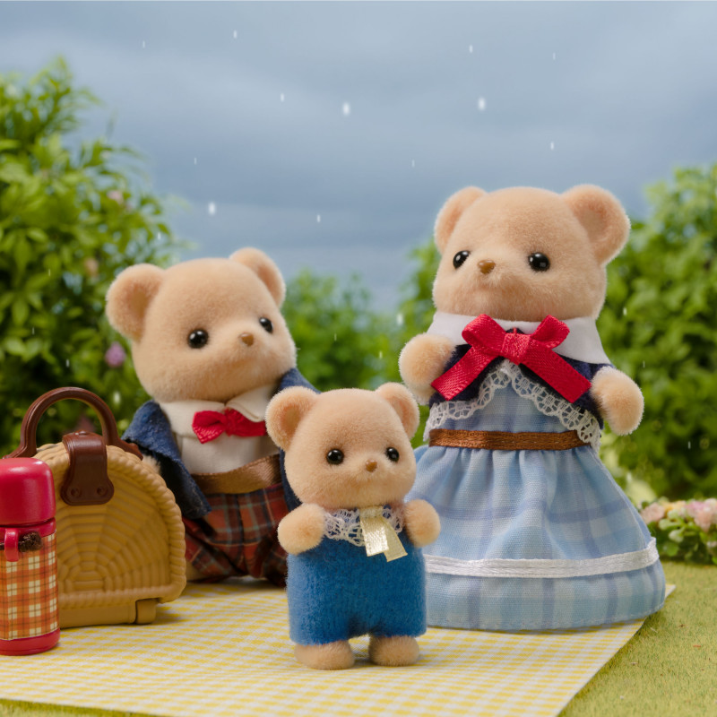 EPOCH Sylvanian Families Biscuit Bear Family - 4 kolekcionējamas figūriņas