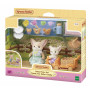 EPOCH Sylvanian Families Sauļošanās piknika komplekts - Fennec lapsas māsa un mazulis